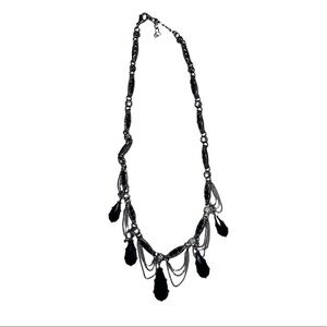 Black Bead Necklace